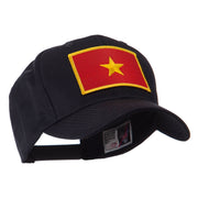 Asia Flag Embroidered Patch Cap