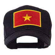 Asia Flag Embroidered Patch Cap