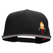 Invador Spaceship Heat Transfer Prostyle Snapback