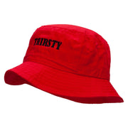 THIRSTY Embroidered Bucket Hat