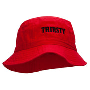 THIRSTY Embroidered Bucket Hat