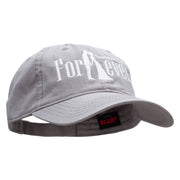 Forever Married Embroidered Deluxe Washed Twill Cap