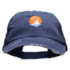 Sunset Cruise Embroidered Low Profile Special Cotton Mesh Cap - Navy OSFM