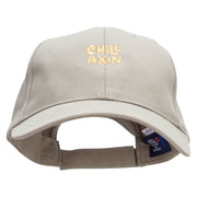 Chill Axin Embroidered New Low Profile Organic Cotton Cap - Olive OSFM