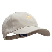 Chill Axin Embroidered New Low Profile Organic Cotton Cap - Olive OSFM