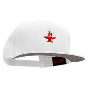 BlackSmith Embroidered Prostyle Snapback - White OSFM