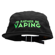 I'd Rather Be VapingEmbroidered Classic Jockey Cap