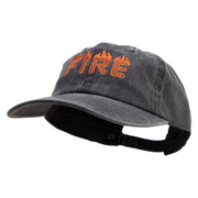 On Fire for Rescue Embroidered Cotton Twill Premium Pigment Dyed Cap - Black OSFM