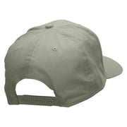 NYC Taxi Embroidered Solid Cotton Twill Pro Style Cap - Grey OSFM