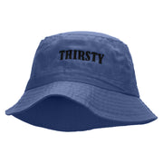 THIRSTY Embroidered Bucket Hat