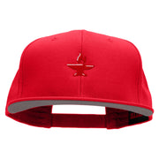 BlackSmith Embroidered Prostyle Snapback - Red OSFM