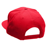 BlackSmith Embroidered Prostyle Snapback - Red OSFM