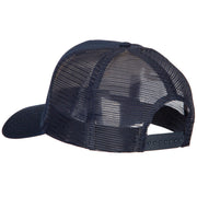 US Navy Seabee Retired Embroidered Solid Cotton Mesh Pro Cap