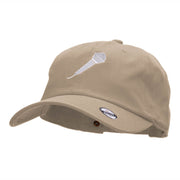 Microphone Embroidered Washed Cap