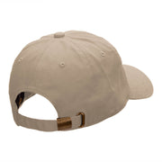 Microphone Embroidered Washed Cap