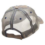 Sunset Cruise Embroidered Low Profile Special Cotton Mesh Cap - Khaki OSFM