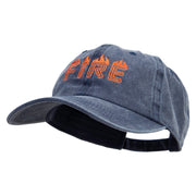 On Fire for Rescue Embroidered Cotton Twill Premium Pigment Dyed Cap - Navy OSFM