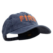 On Fire for Rescue Embroidered Cotton Twill Premium Pigment Dyed Cap - Navy OSFM