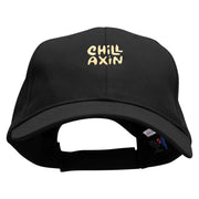 Chill Axin Embroidered New Low Profile Organic Cotton Cap - Black OSFM