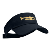 Trumpet Embroidered Cotton Twill Visor