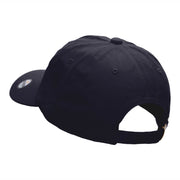 Microphone Embroidered Washed Cap