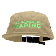 I'd Rather Be VapingEmbroidered Classic Jockey Cap