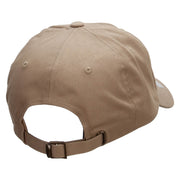 Officially Licensed United States Navy Seabee Veteran Unstructured Low Profile 6 panel Cotton Cap - Khaki OSFM