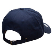 Officially Licensed United States Navy Seabee Veteran Unstructured Low Profile 6 panel Cotton Cap - Navy OSFM