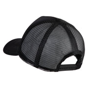 Aces Black Patched Summer Foam Mesh Trucker Cap - Black OSFM