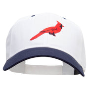 Cardinal Iron Patched Two Tone Cotton Twill Low Profile Strap Cap - Navy-White OSFM