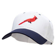 Cardinal Iron Patched Two Tone Cotton Twill Low Profile Strap Cap - Navy-White OSFM