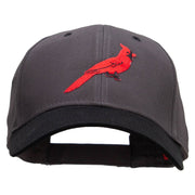 Cardinal Iron Patched Two Tone Cotton Twill Low Profile Strap Cap - Black-Charcoal OSFM