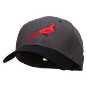 Cardinal Iron Patched Two Tone Cotton Twill Low Profile Strap Cap - Black-Charcoal OSFM