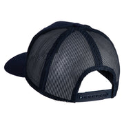 Maine State Moose Patched Premium Trucker Mesh Cap - Navy OSFM