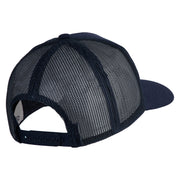 Maine State Moose Patched Premium Trucker Mesh Cap - Navy OSFM