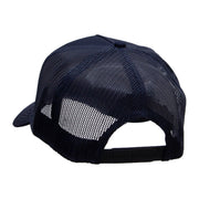 Large Lemon Solid Cotton Twill 5 panel Mesh Back Patched Cap