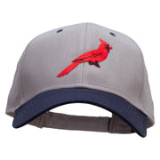 Cardinal Iron Patched Two Tone Cotton Twill Low Profile Strap Cap - Navy-Grey OSFM