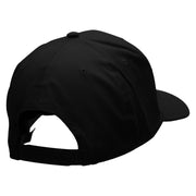 NASA Black and White Logo Embroidered Patched Solid Twill Cap