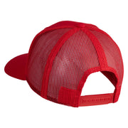 Maine State Moose Patched Premium Trucker Mesh Cap - Red OSFM