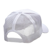 Large Lemon Solid Cotton Twill 5 panel Mesh Back Patched Cap