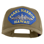 Pearl Harbor Hawaii Submarine Blue Patched Solid Cotton Twill Mesh Prostyle Cap - Khaki OSFM