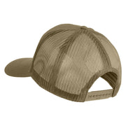 Pearl Harbor Hawaii Submarine Blue Patched Solid Cotton Twill Mesh Prostyle Cap - Khaki OSFM