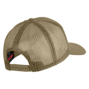 Pearl Harbor Hawaii Submarine Blue Patched Solid Cotton Twill Mesh Prostyle Cap - Khaki OSFM