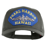 Pearl Harbor Hawaii Submarine Blue Patched Solid Cotton Twill Mesh Prostyle Cap - Grey OSFM
