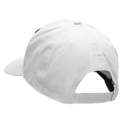 NASA Black and White Logo Embroidered Patched Solid Twill Cap