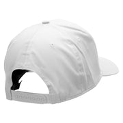 NASA Black and White Logo Embroidered Patched Solid Twill Cap