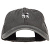 Alaskan Malamute Embroidered Washed Cap