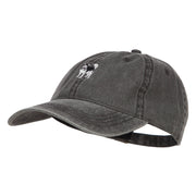 Alaskan Malamute Embroidered Washed Cap