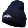 Atlanta Skyline Embroidered Cuffed Long Beanie