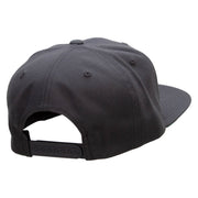 Dubai Embroidered Wool Blend Prostyle Snapback - Dk-Grey OSFM